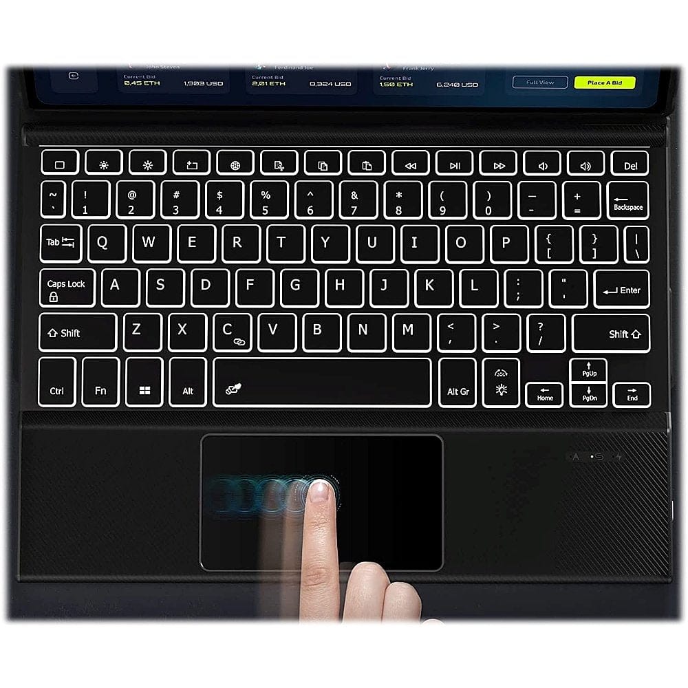 Navigate Series Leather-Folio Keyboard Case - Samsung Galaxy Tab S10+, Tab S9+, and Tab S9 FE+